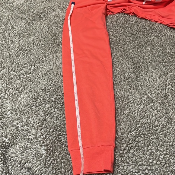 Ladies Pink Victoria Secret long sleeve orange draw string sides top Sz XS - Picture 13 of 13